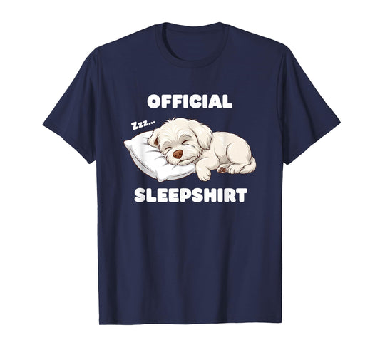 Dog Official Sleepshirt Sleeping Puppy Design for Dog Lovers T-Shirt