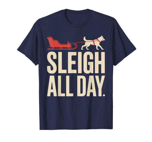 Sleigh Husky Sled Dog T-Shirt