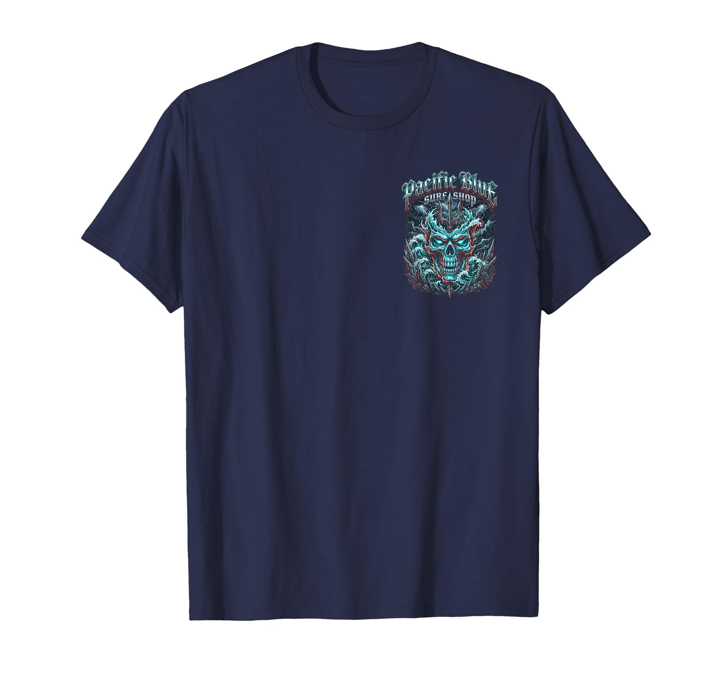 Skull Wave Trident T-Shirt
