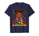 Black History Month Pretty Black and Educated Afro Girls T-Shirt