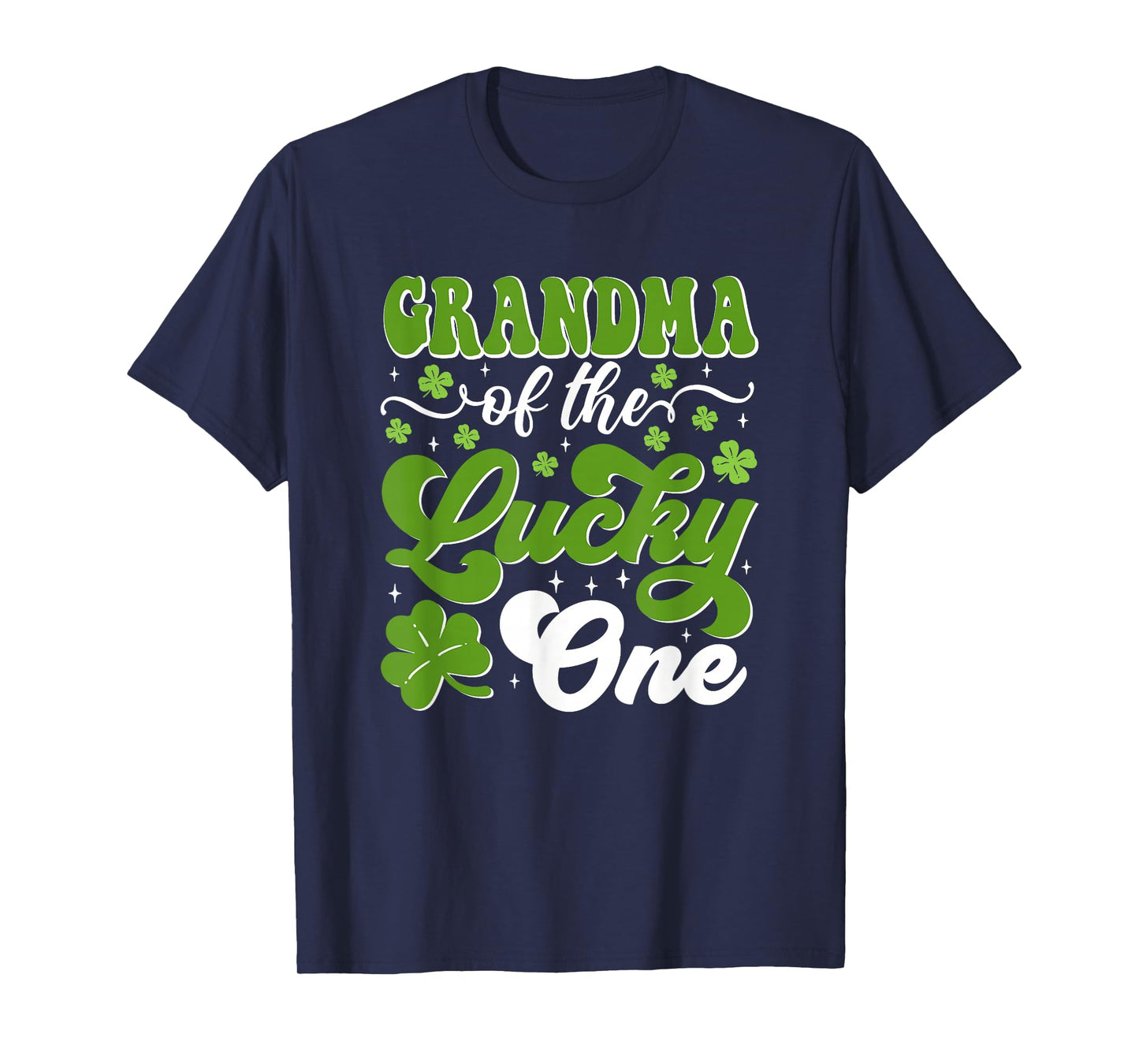 Grandma of The Lucky One First Birthday St Patrick's Day T-Shirt