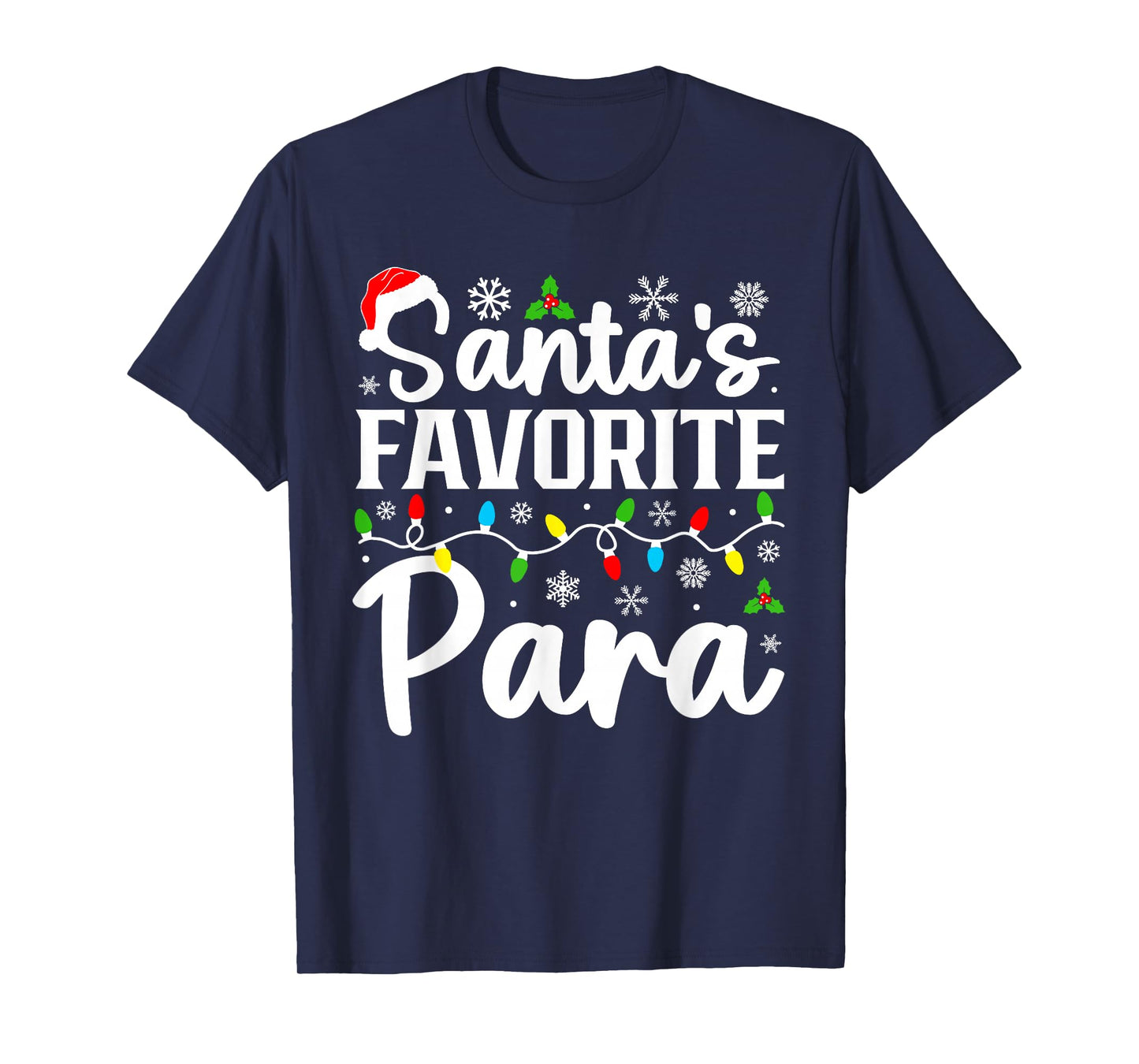Santa's Favorite para Funny Christmas Family Matching T-Shirt