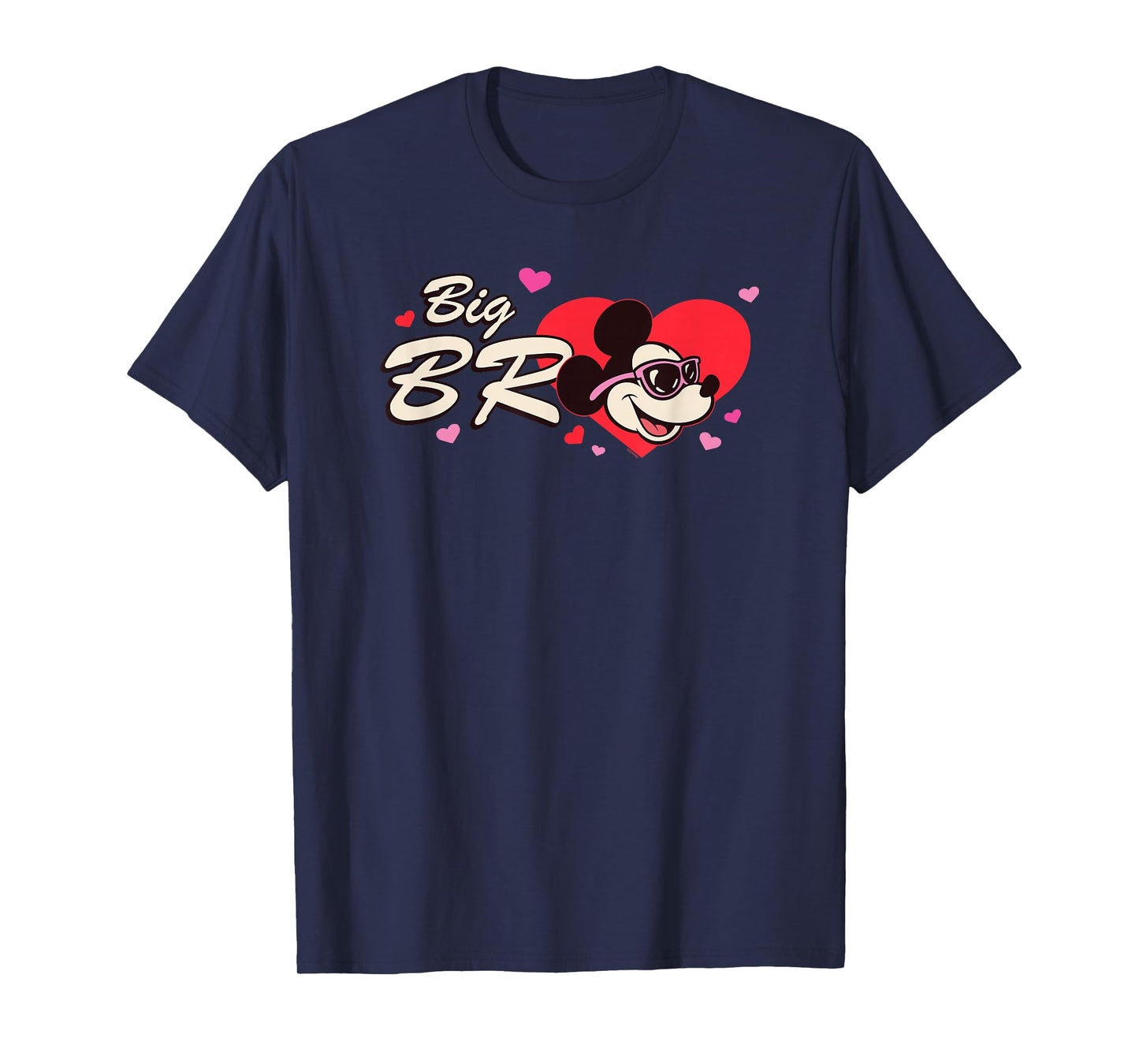 Disney Valentine's Day Big Bro Gift Family Matching Trip T-Shirt