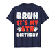 Bruh Its My 6th Birthday Hands 6 Year Bday Boys Girls Kids T-Shirt