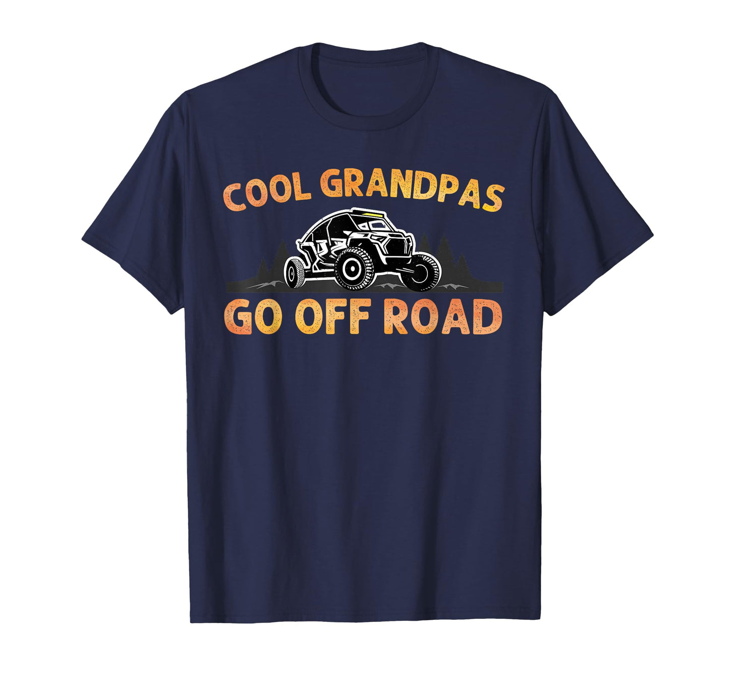 Side by Side Design for Grandpa Men Off Road UTV SxS Riding T-Shirt