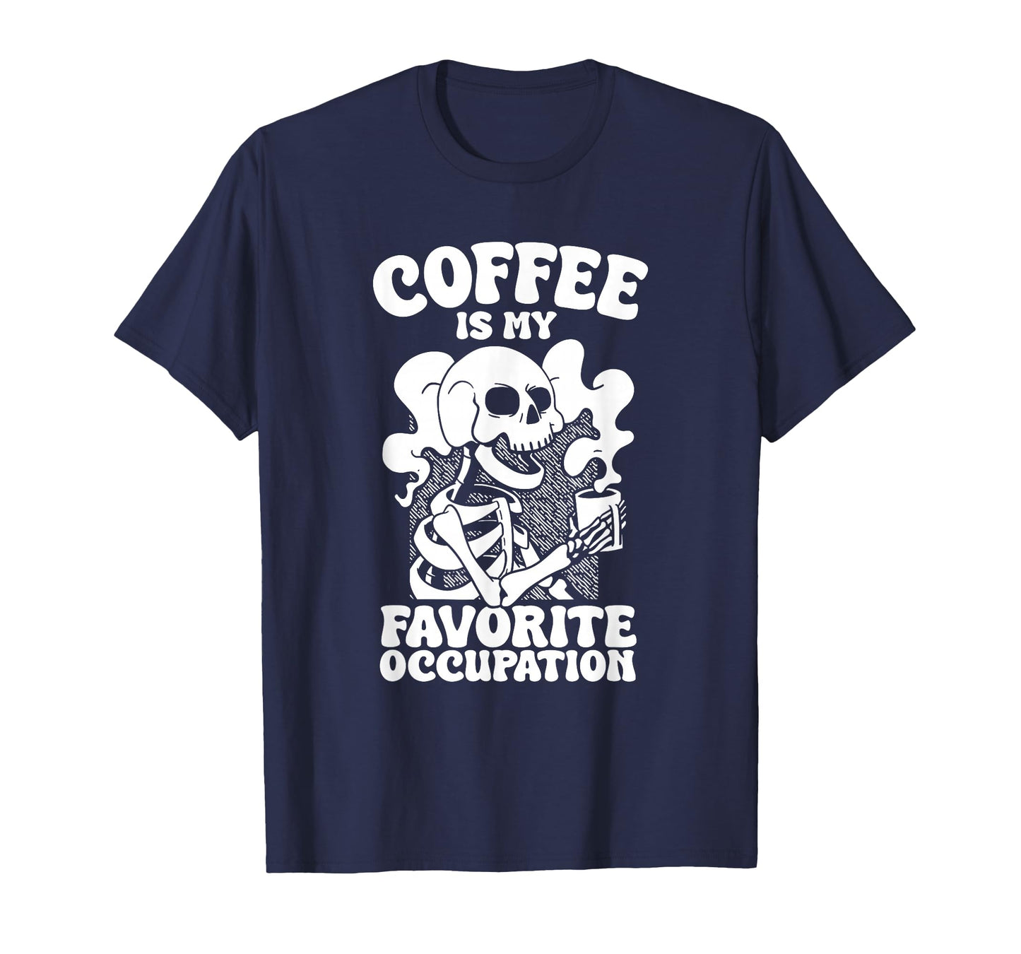 Occupational Therapy Halloween Coffee Skeleton T-Shirt
