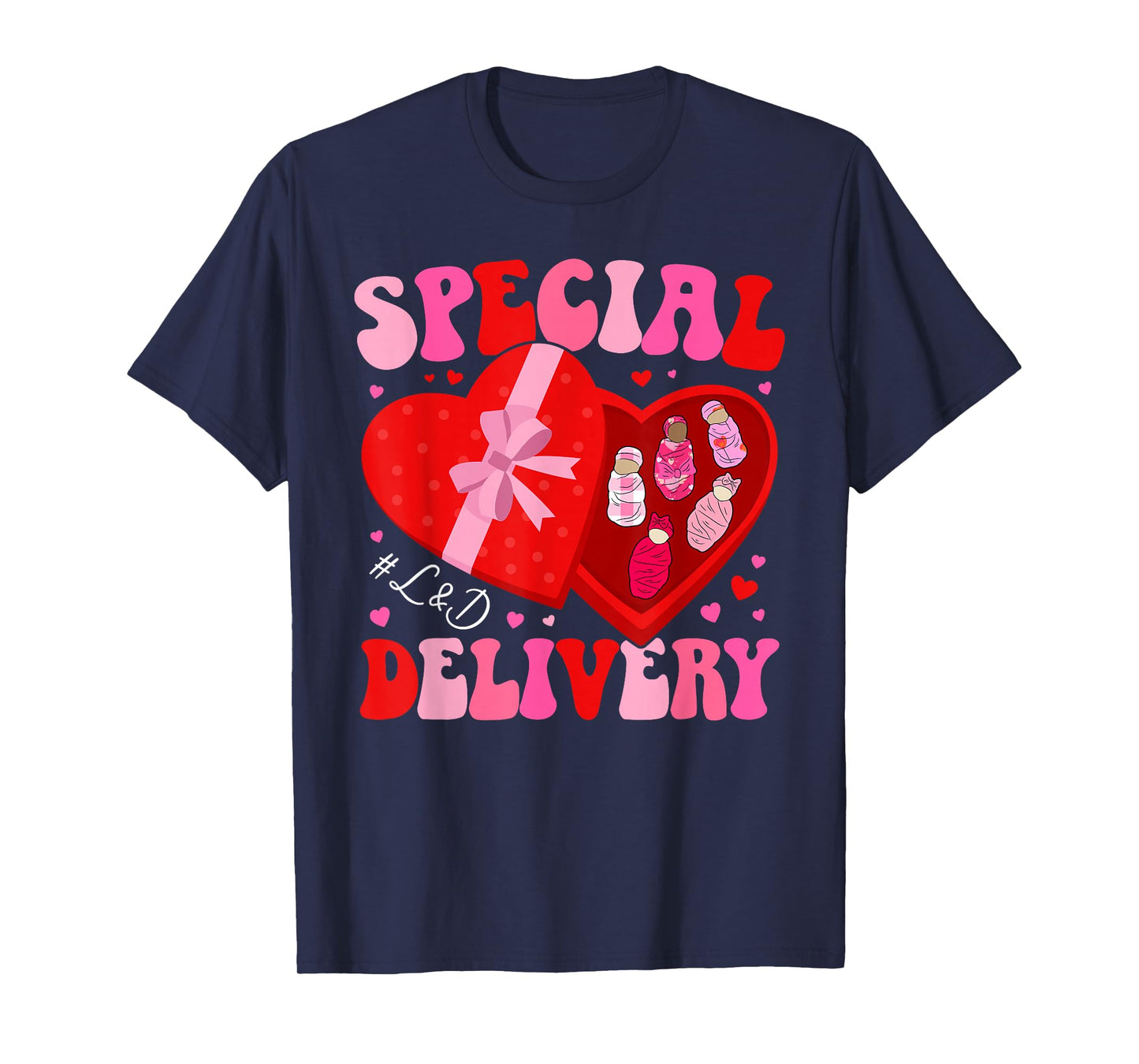 L&D Nurse Valentines Day Labor and Delivery Nurse Valentine T-Shirt