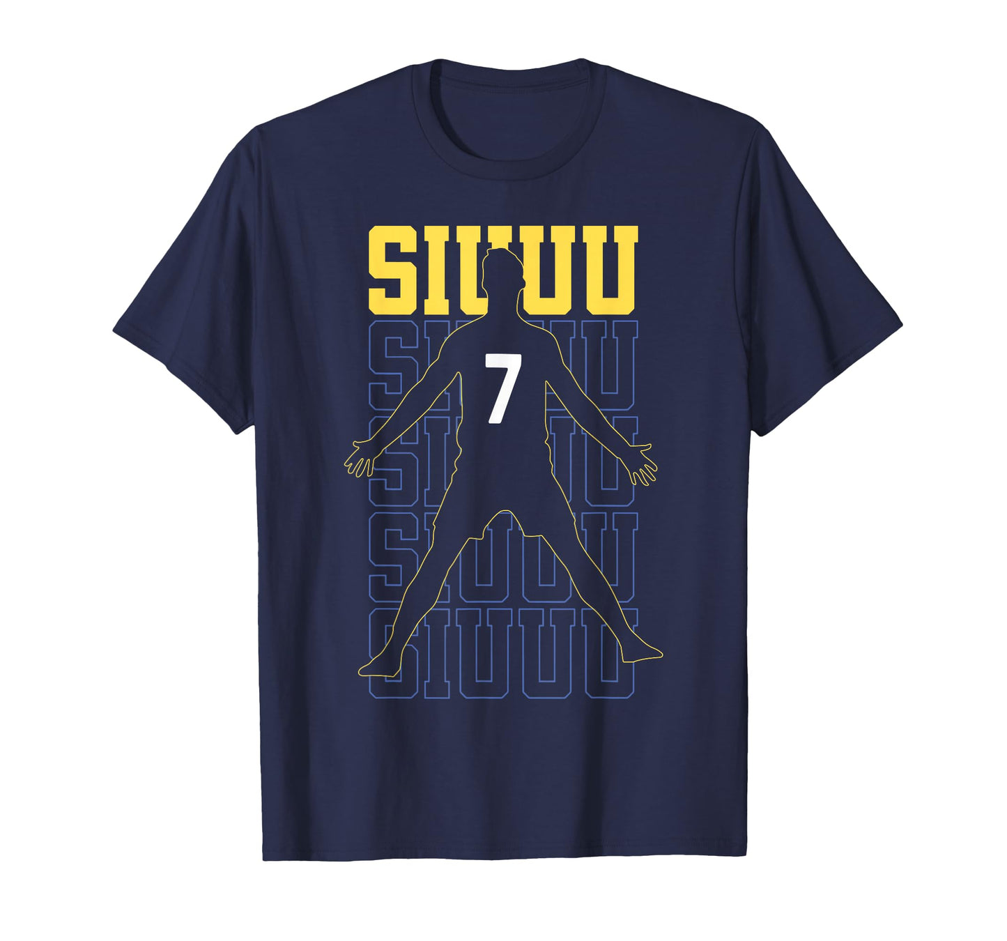 Siuuuu Funny Soccer Present for Soccer Lovers Fan Kids Boys T-Shirt