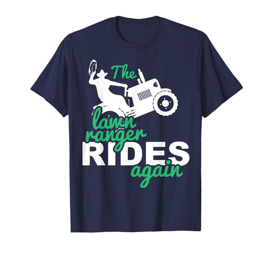 Funny Lawn Mowing Art for Men Women Grass Cutting Landscaper T-Shirt