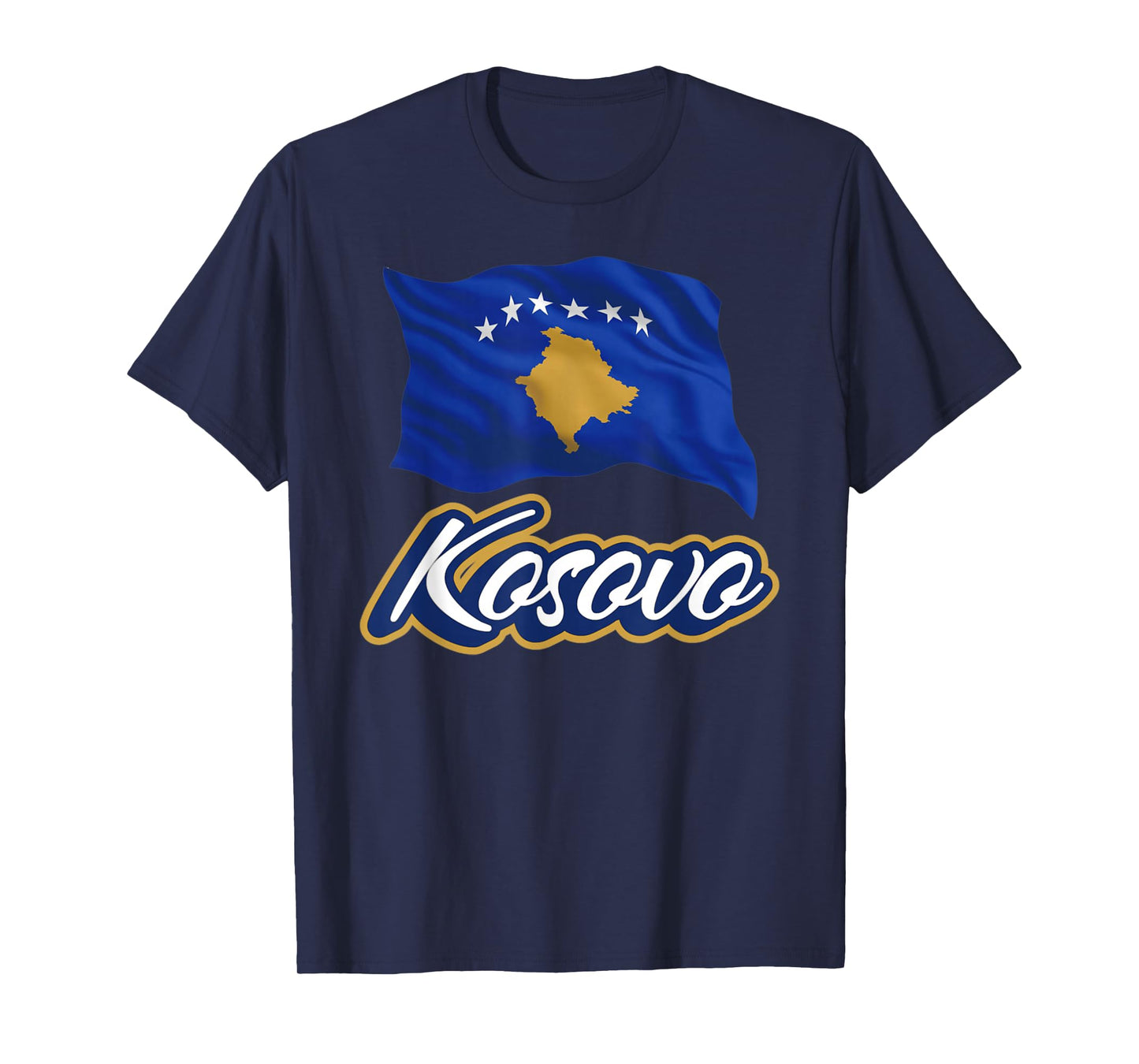 Kosovo Flag Patriotic Men Women Kids T-Shirt