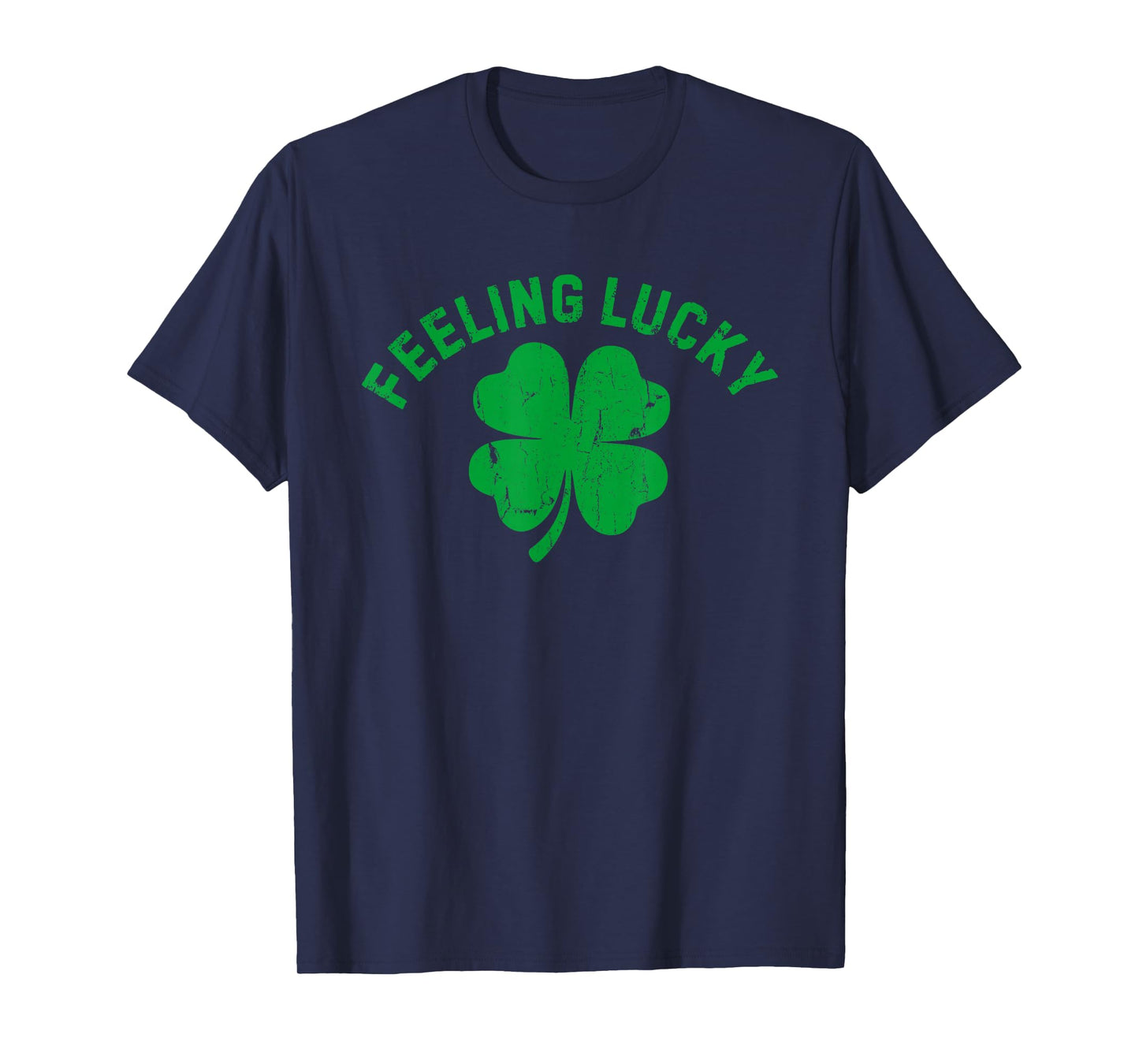 Retro Feeling Lucky Shamrock St Patricks Day T-Shirt