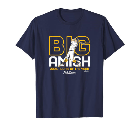 Nick Kurtz - Big Amish Rookie of The Year - Baseball T-Shirt