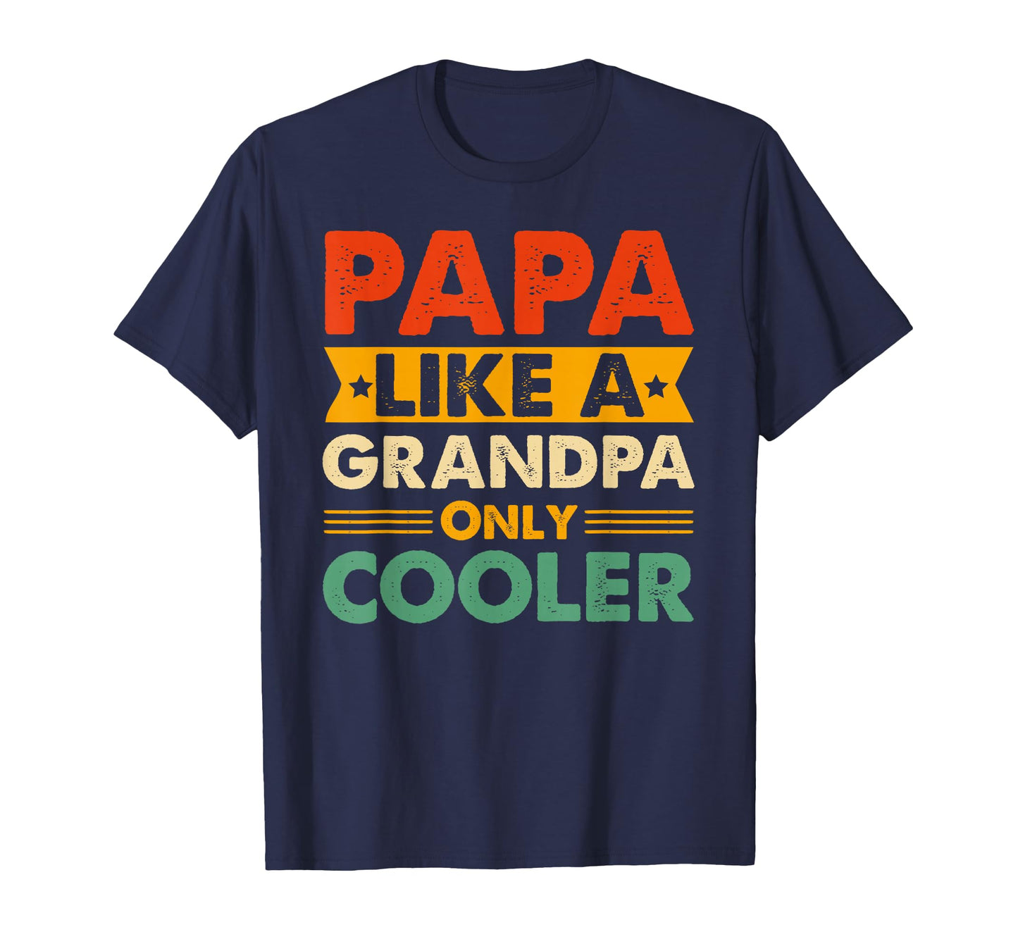 Funny Papa Art for Grandpa from Grandkids Father's Day Papa T-Shirt