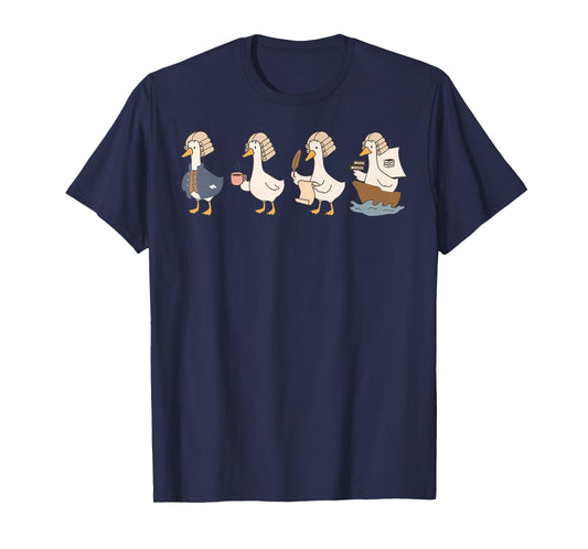 Silly Goose But Serious About The Constitution Middle School T-Shirt