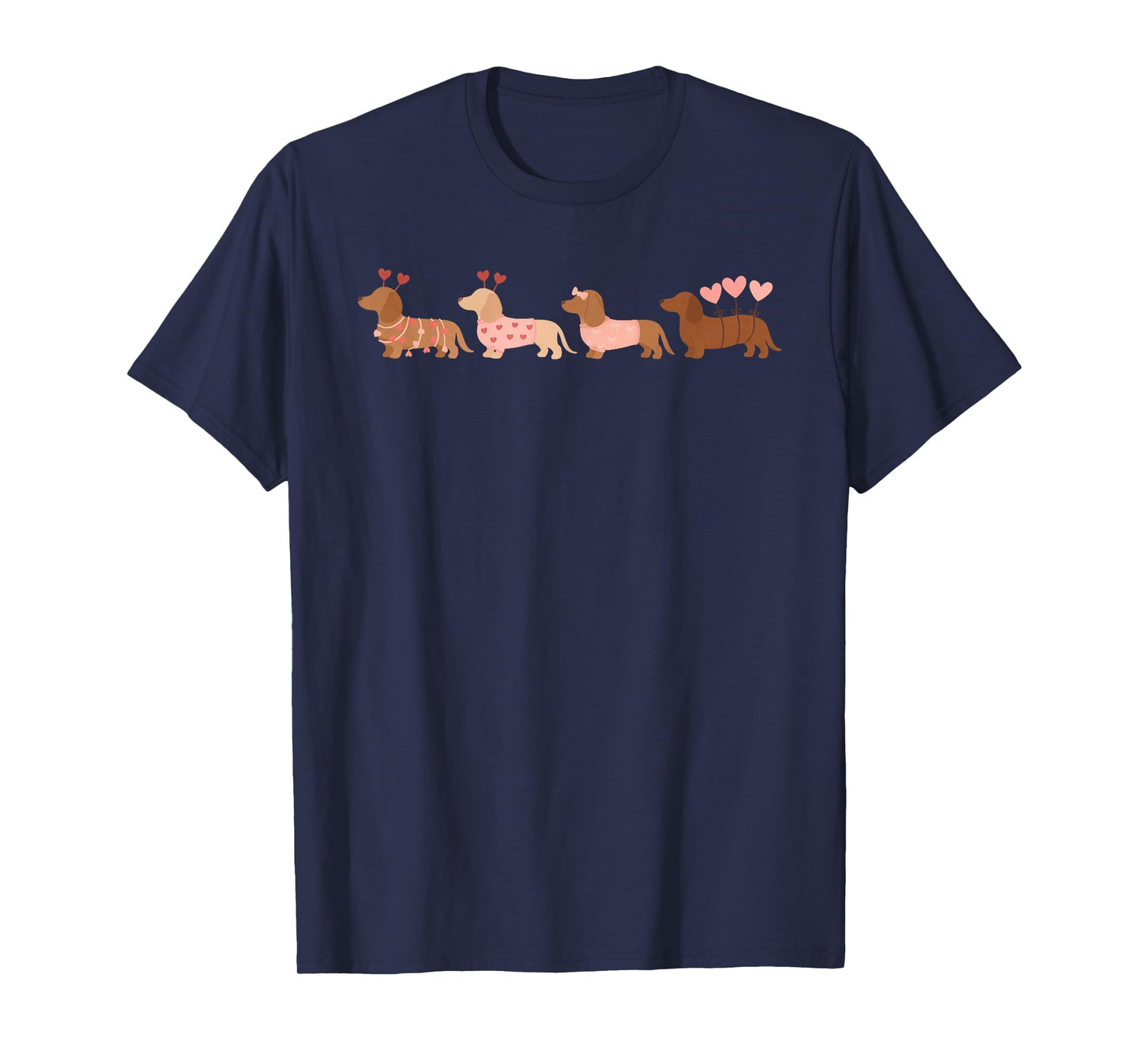 Dachshund Valentines Day Wiener Dog Lover T-Shirt