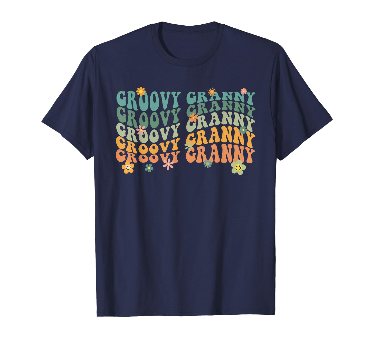 Groovy Granny One Thankful Granny Thanksgiving Christmas T-Shirt
