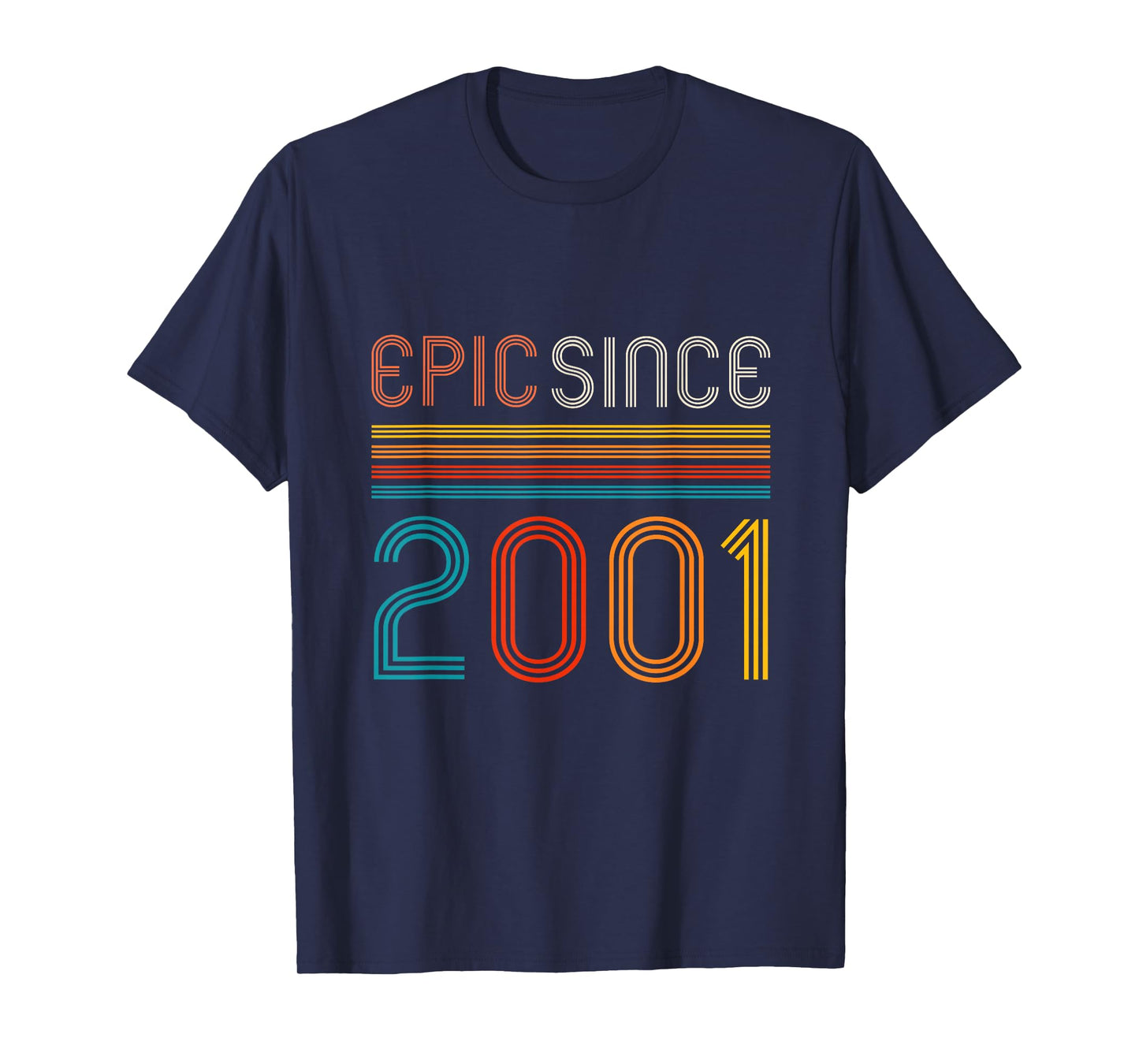 Retro 24th Birthday Epic Since 2001 T-Shirt
