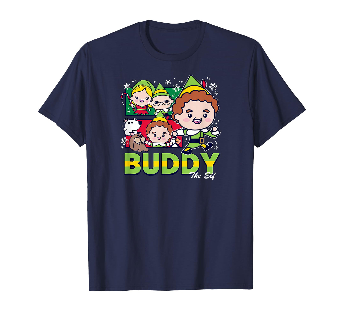 Elf - Buddy The Elf Cartoon T-Shirt
