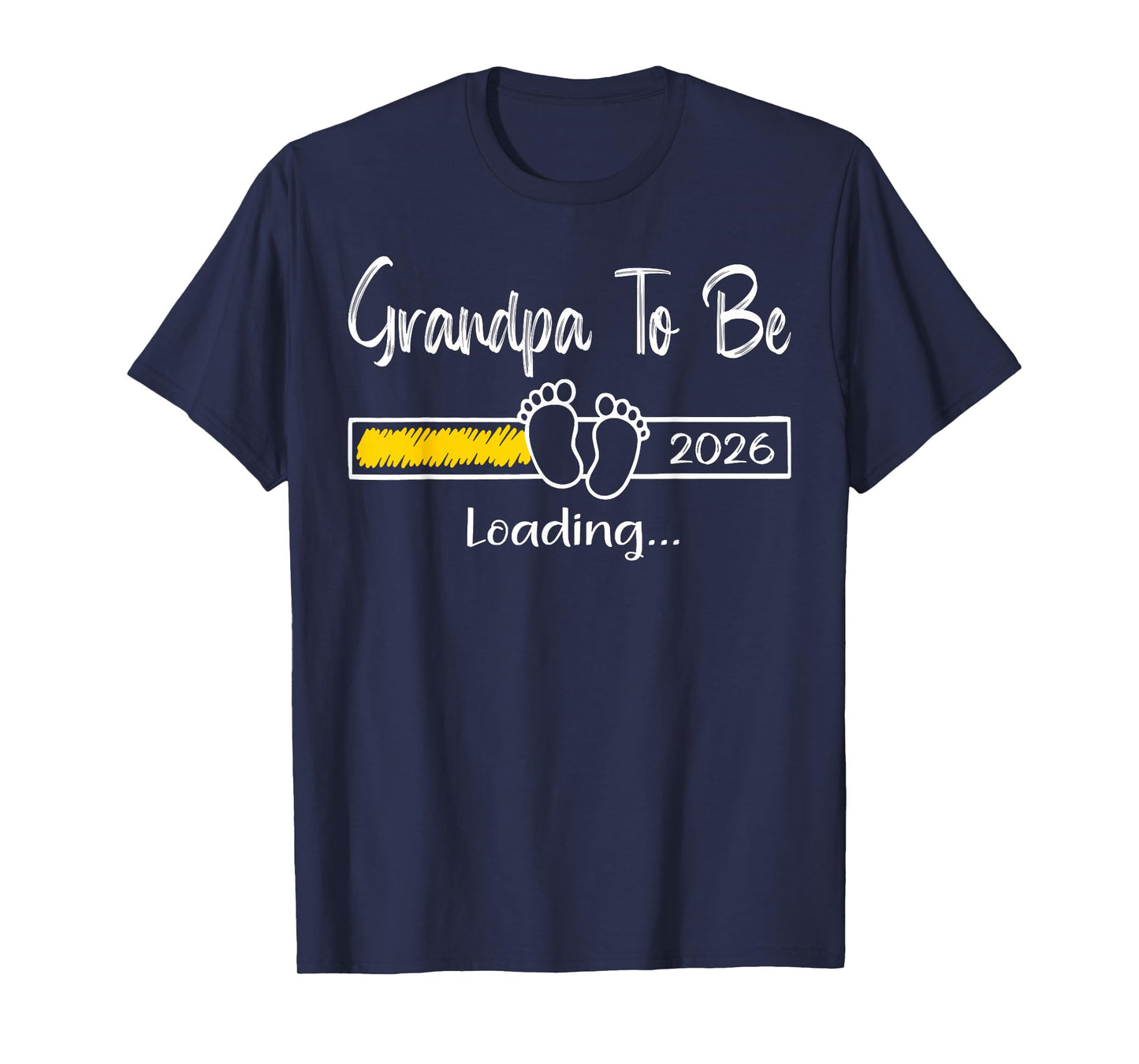 Grandpa to Be 2026 Loading Soon to Be Grandpa Est 2026 T-Shirt