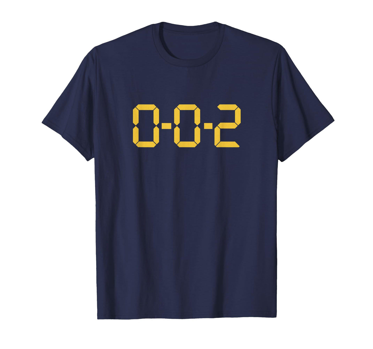 0-0-2 – Minimalist Pickleball Score T-Shirt