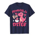 Promoted to Big Sister 2026 Dinosaur T-Rex Girls Toddler T-Shirt