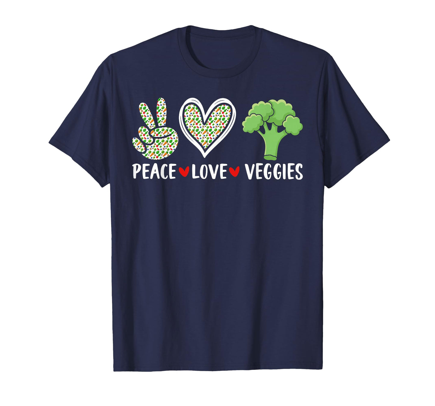 Peace Love Veggies T-Shirt