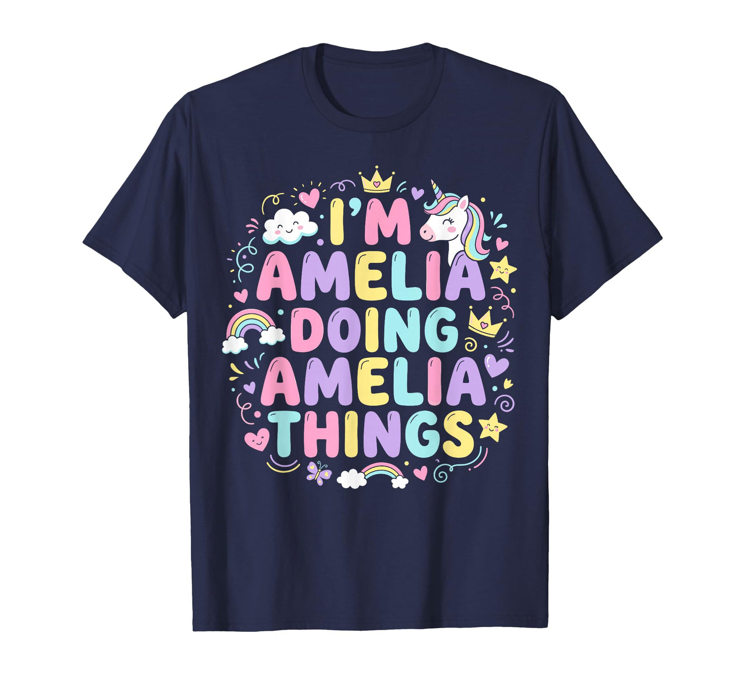 I'm Amelia Doing Amelia Things Cute Girl's T-Shirt