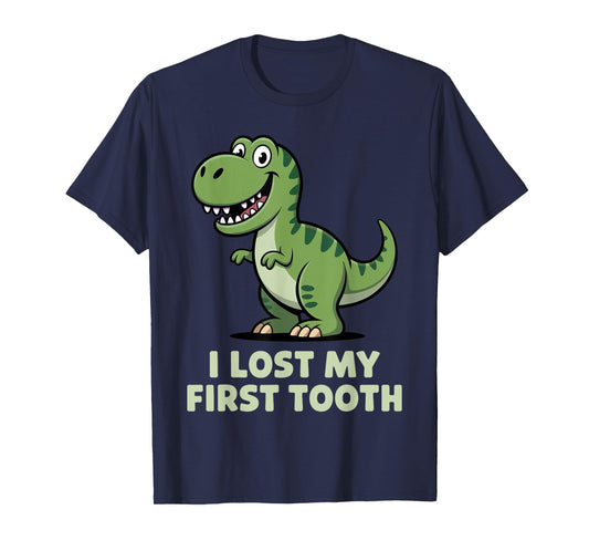 Cute First Lost Tooth Design for Boys Men Lost First Tooth T-Shirt