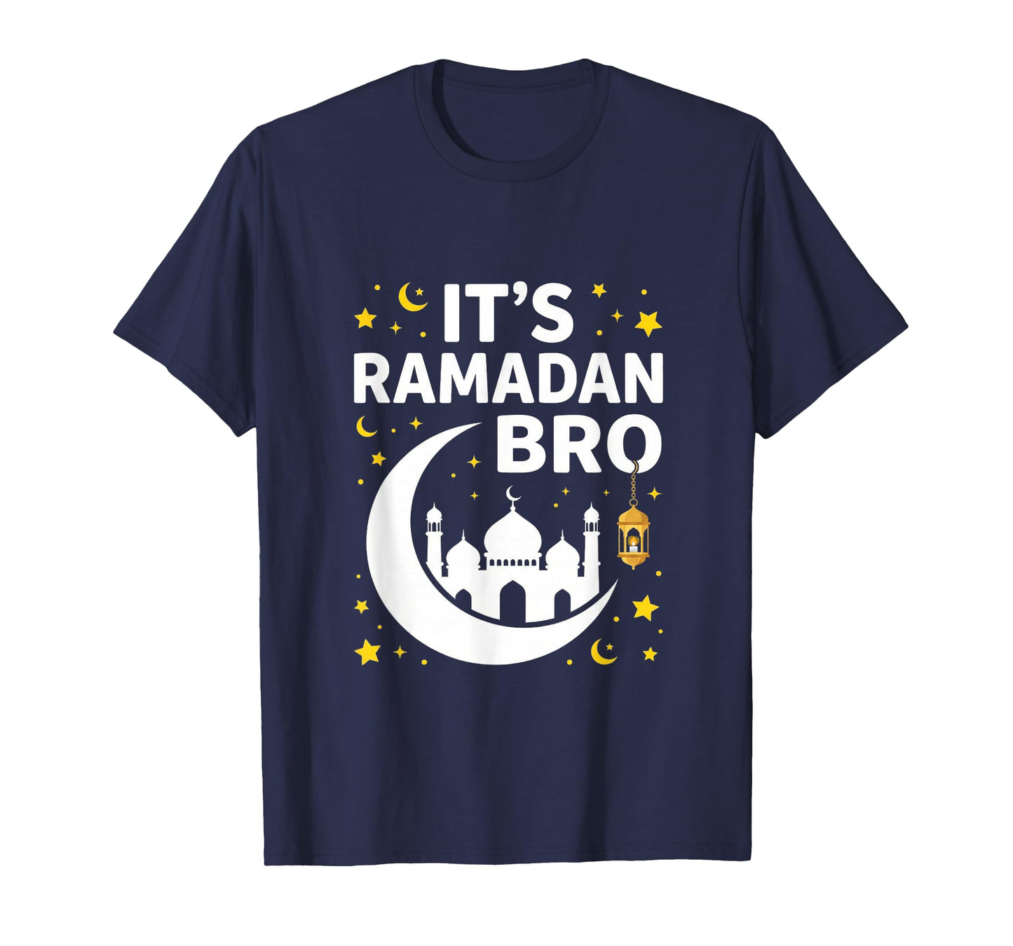 It's Ramadan Bro Muslim Islamic Pajama Mubarak Eid Kareem T-Shirt