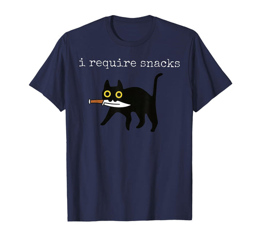 Cat I Require Snacks T-Shirt