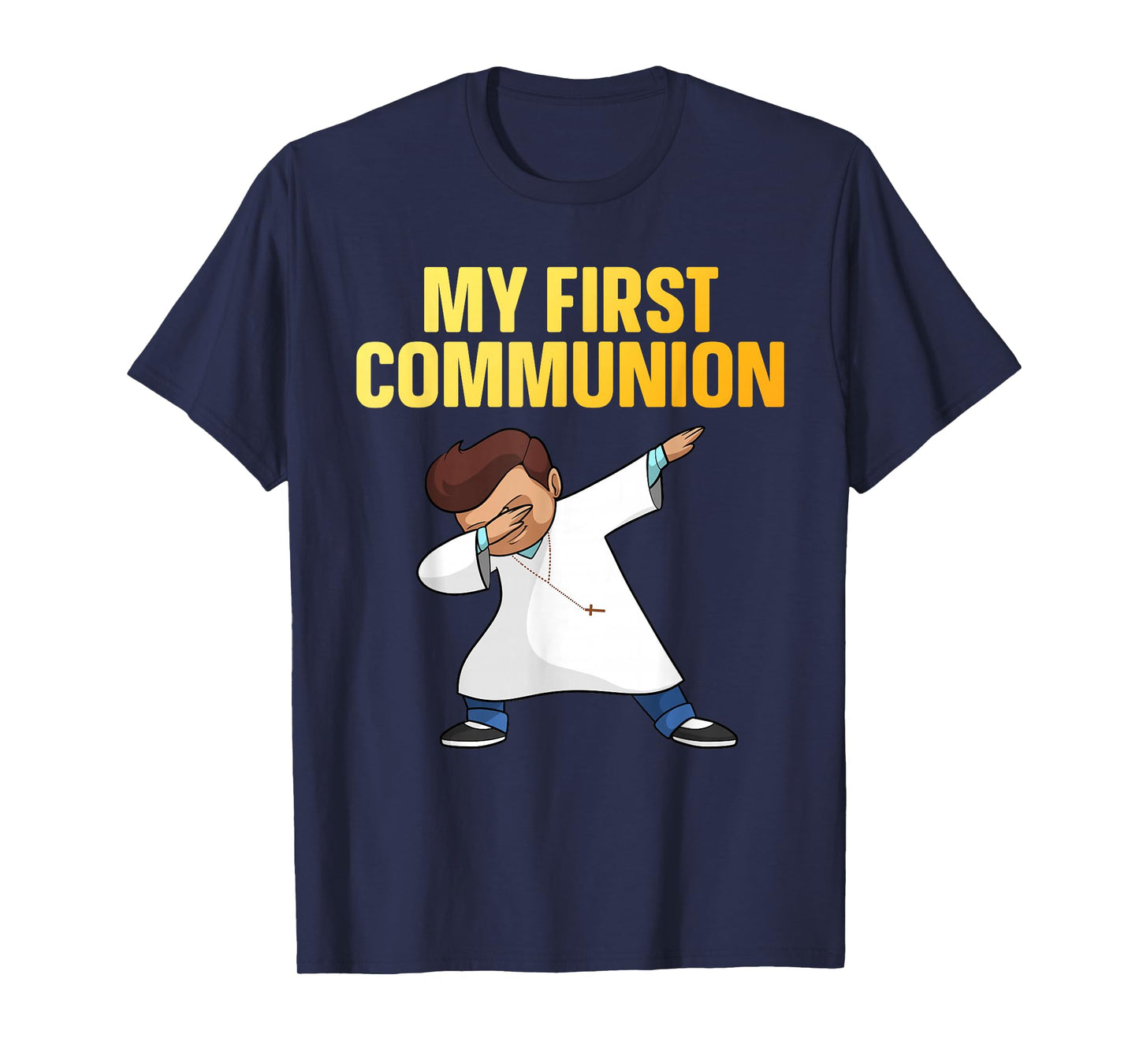 First Communion Art for Boys Girls Kids 1st Holy Communion T-Shirt