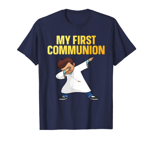 First Communion Art for Boys Girls Kids 1st Holy Communion T-Shirt