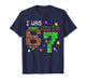 I was 6 Now I'm 7 Pixel Game Birthday Boy Gift for Boys Kid T-Shirt