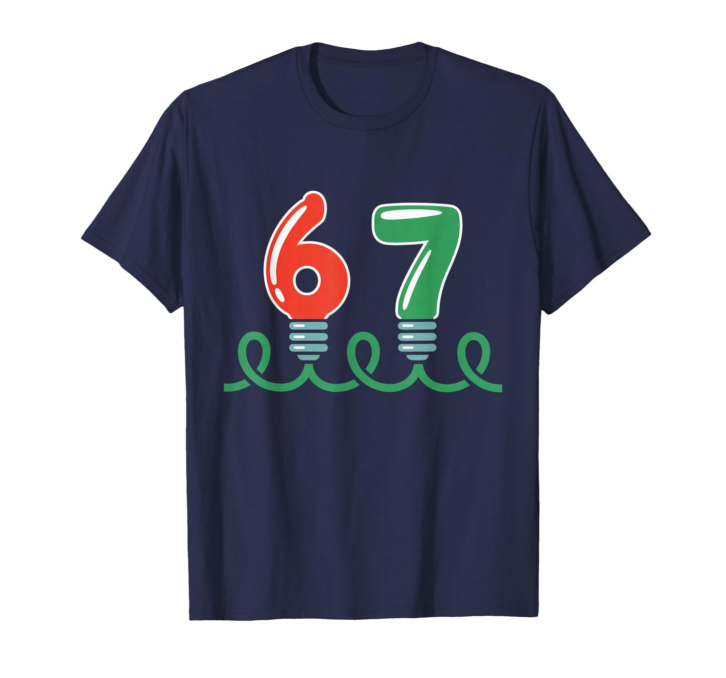 Funny 67 Christmas Shirt 67 Christmas Lights 67 Shirt Kids T-Shirt