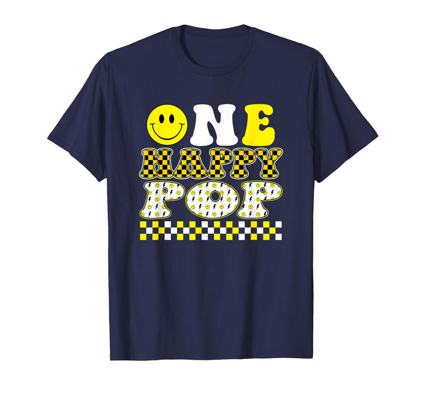 One Happy Dude Pop 1st Birthday Family Matching T-Shirt