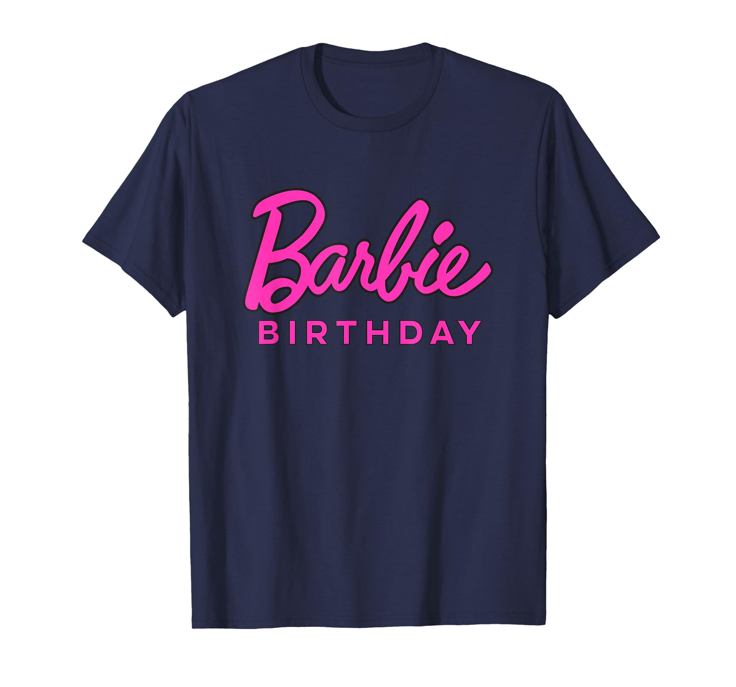 Barbie Birthday Pink Logo T-Shirt