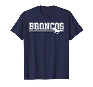 Broncos School Spirit Fan Team Broncos Back to School T-Shirt