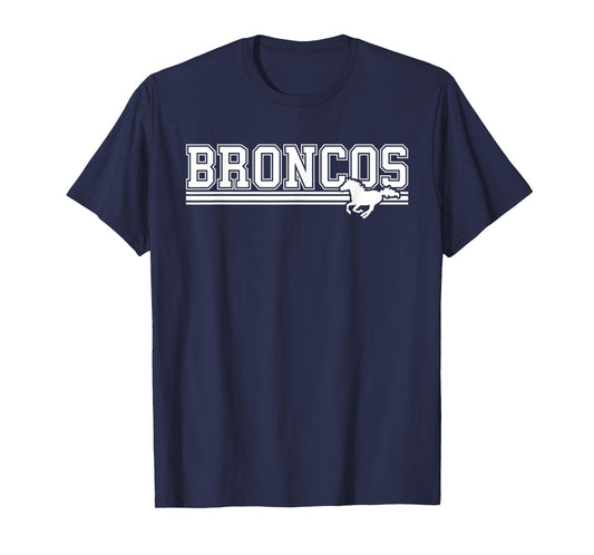 Broncos School Spirit Fan Team Broncos Back to School T-Shirt