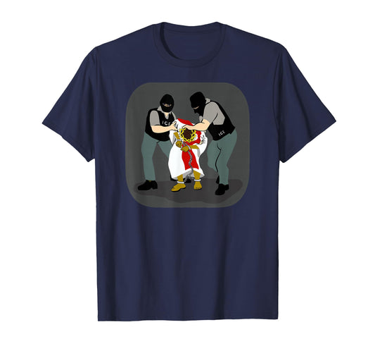 Jesus and ICE – Immigrant Justice Christian Faith T-Shirt