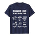 Things I Do in My Spare Time Funny Car Lover Gift T-Shirt