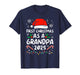 First Christmas As Grandpa 2025 Couples Family Pajamas T-Shirt