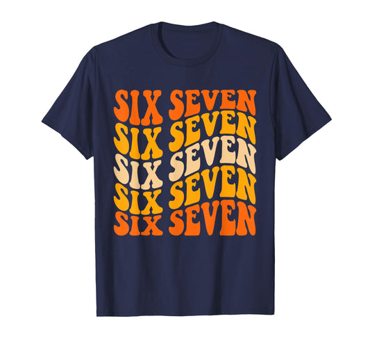 Retro Six Seven Fall 6 7 Thanksgiving Cousins Squad Matching T-Shirt
