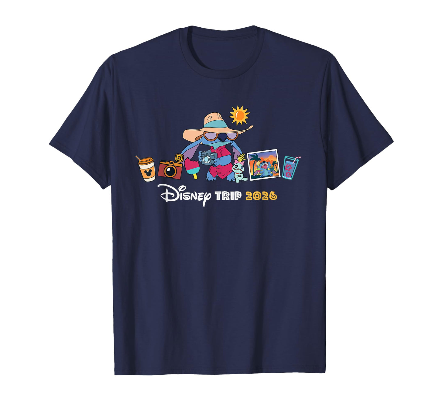 Disney Stitch & Scrump Disney Trip 2026 Vacation Matching T-Shirt