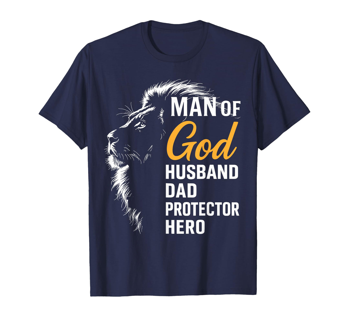 Man of God Lion of Judah Christian Faith T-Shirt