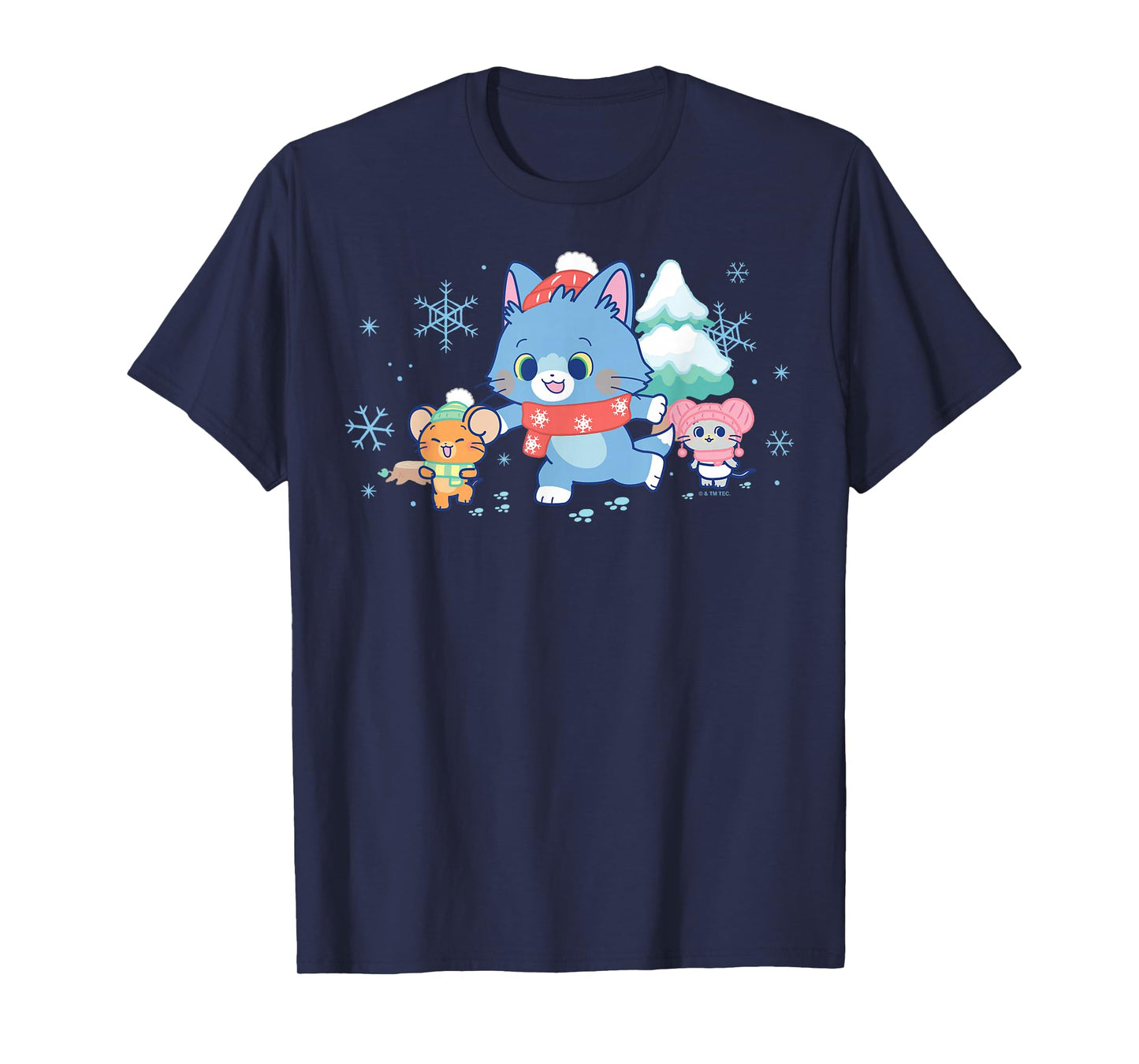 Christmas Winter Fun Group Shot T-Shirt