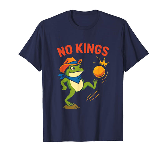 Vintage Portland No Kings Portland Frog Protest Men Women T-Shirt