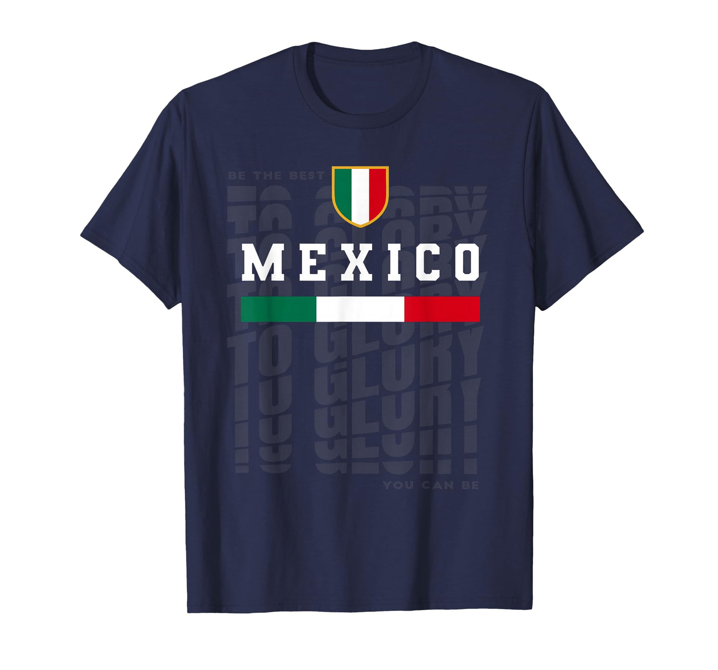Mexico Soccer Football Flag Vintage Jersey Fan Pride Gift T-Shirt