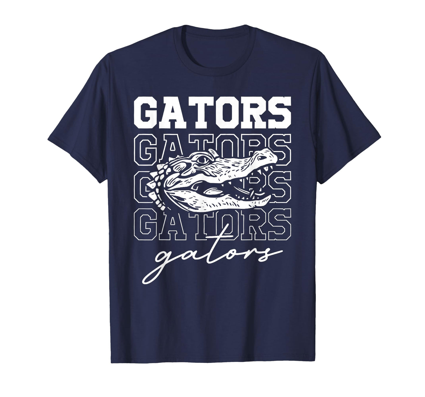 Funny Gators School Spirit Fan Team Gator Back to School T-Shirt