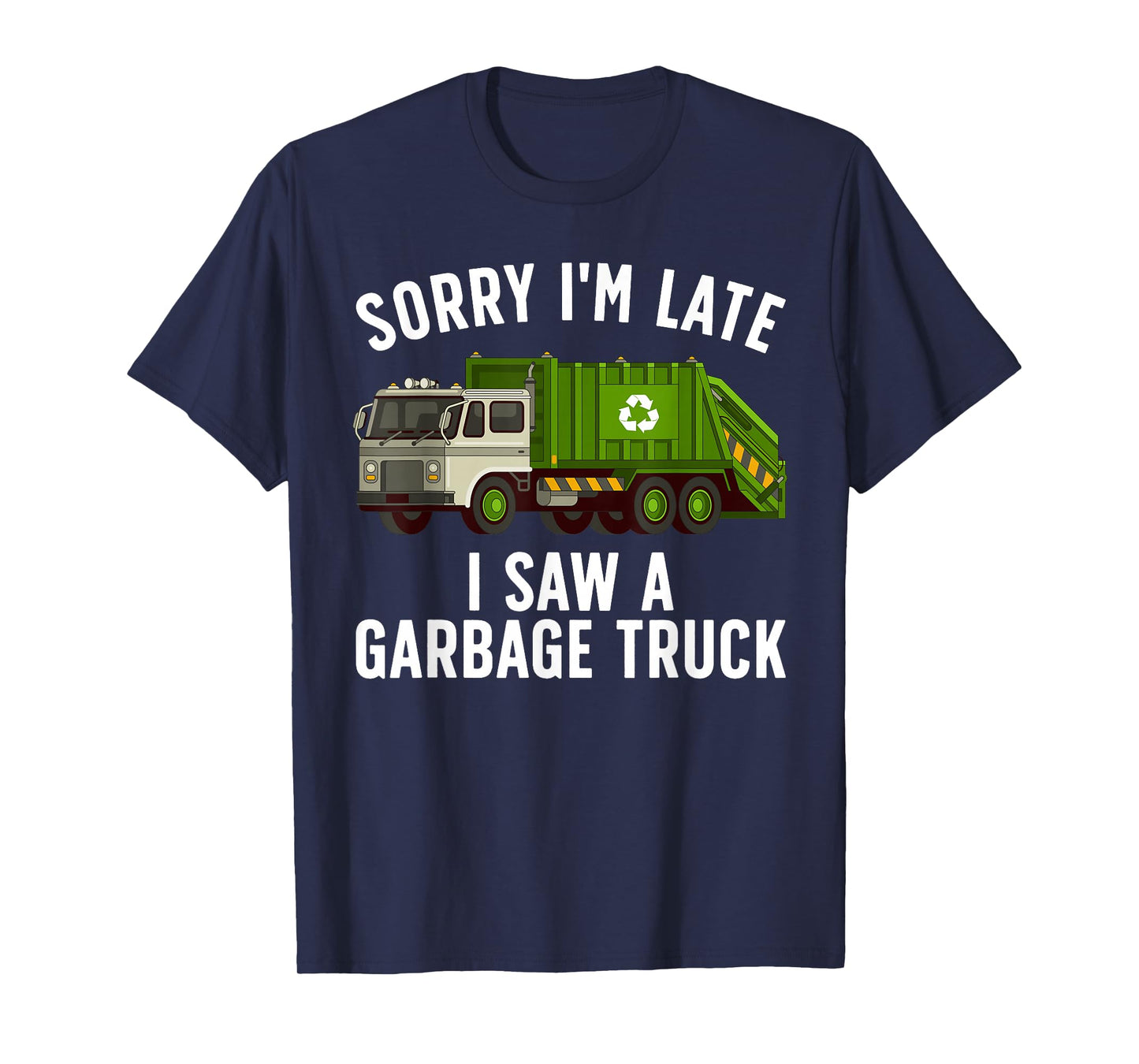 Cool Garbage Truck Art for Men Women Kids Garbage Truck T-Shirt