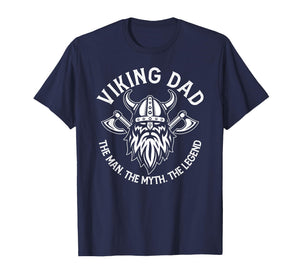 Viking Dad Funny Viking Norse Mythology Father's Day Daddy T-Shirt